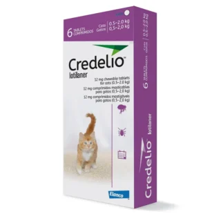 Credelio 12 Mg Gato 0,5-2 Kg 6 Comp Violeta