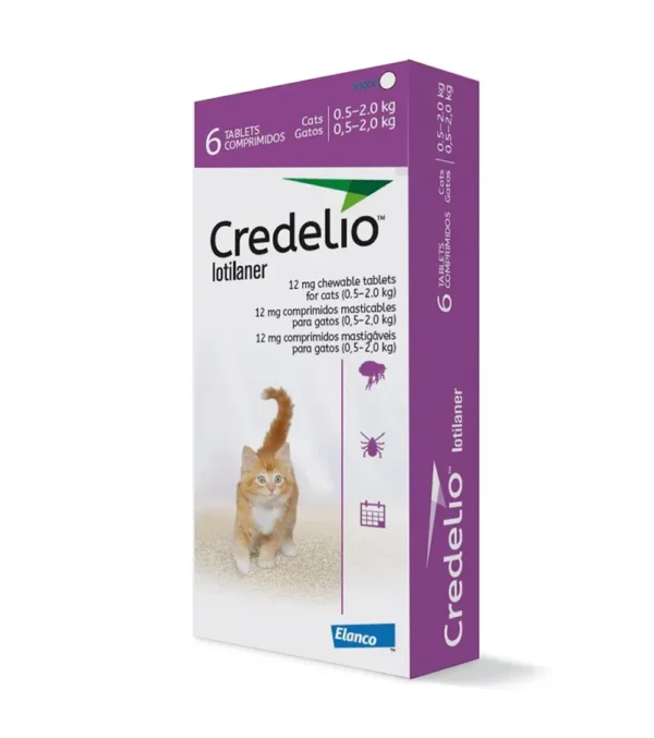 Credelio 12 Mg Gato 0,5-2 Kg 6 Comp Violeta