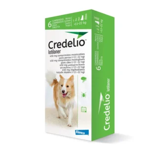 Credelio 450 Mg Perro 11-22 Kg 6 Comp Verde