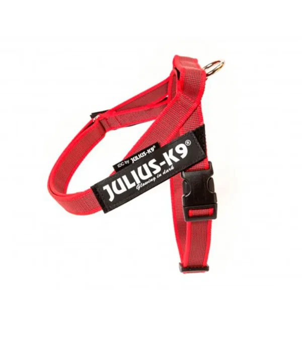 Julius K9 Arnés cinta Neon Rojo