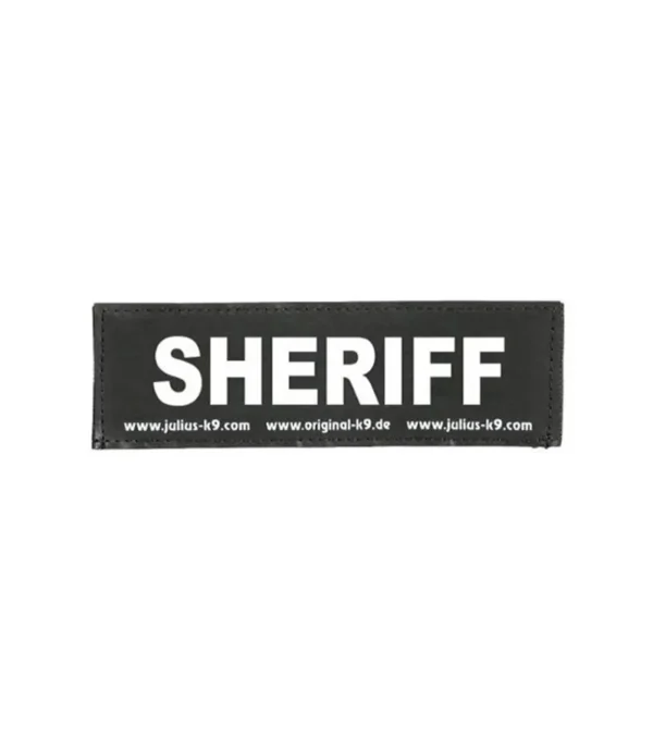 Julius K9 Etiqueta SHERIFF 1Par