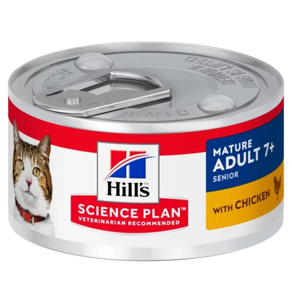 HILL'S SCIENCE PLAN Alimento para Gatos Mayores con Pollo - Lata