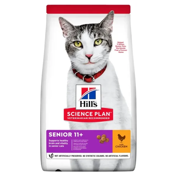 HILL'S SCIENCE PLAN Alimento para Gatos Senior 11+ con Pollo