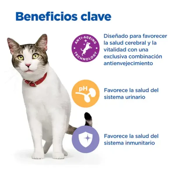 MULTI-BENEFIT + SENIOR HEALTH alimento seco para gatos mayores 7+