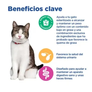 MULTI-BENEFIT + WEIGHT alimento seco para gatos adultos