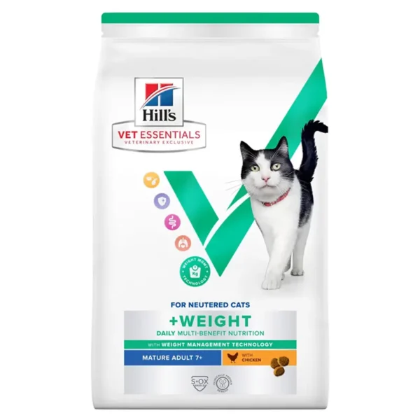 MULTI-BENEFIT + WEIGHT alimento seco para gatos mayores 7+