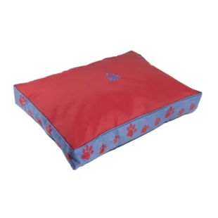 Benetton Funda Colchon Huellas Rojo