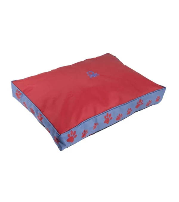 Benetton Funda Colchon Huellas Rojo