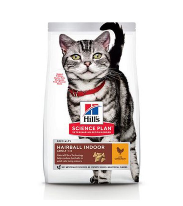 Hill's Adult Hairball & Indoor con pollo para gatos