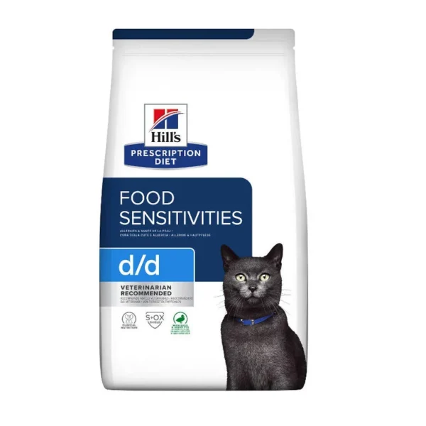 Hill's Prescription Diet Food Sensitivities d/d Pato pienso para gatos