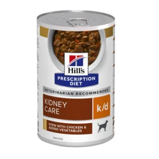 Hill’s Prescription Diet Kidney Care k/d Pollo y verduras en estofado lata para perros