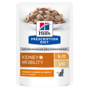 Hill’s Prescription Diet k d + Mobility j d Pollo sobre para gatos