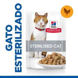 Hill's Science Plan Sterilized Young Adult Pollo sobre para gatos