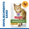 Hill’s Science Plan Youthful Vitality Adult Mature 7+ Pollo en Salsa sobre para gatos