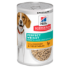 Hill's Adult Perfect Weight Pollo y Vegetales lata para perros