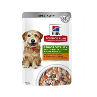 Hill’s Science Plan Senior vitatily adult 7+ small & adult estofado de pollo sobre para perros