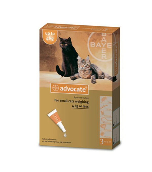 Advocate Gato 3 X 0,4Ml 0-4 Kg