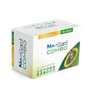 Nexgard Combo Gatos 15X0,9Ml 2,5-7,5Kg L Amarillo