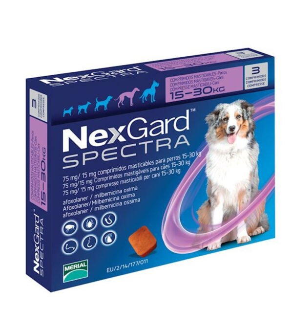 Nexgard Spectra 75Mg 3Comp 15-30Kg L Violeta