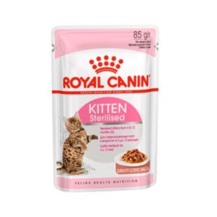 Royal Canin - Kitten Sterilised Gravy Pouch 85Gr X 12Ud