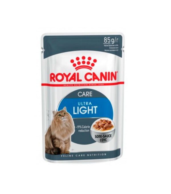 Royal Canin - Ultralight Gravy Pouch 85Gr X 12Ud